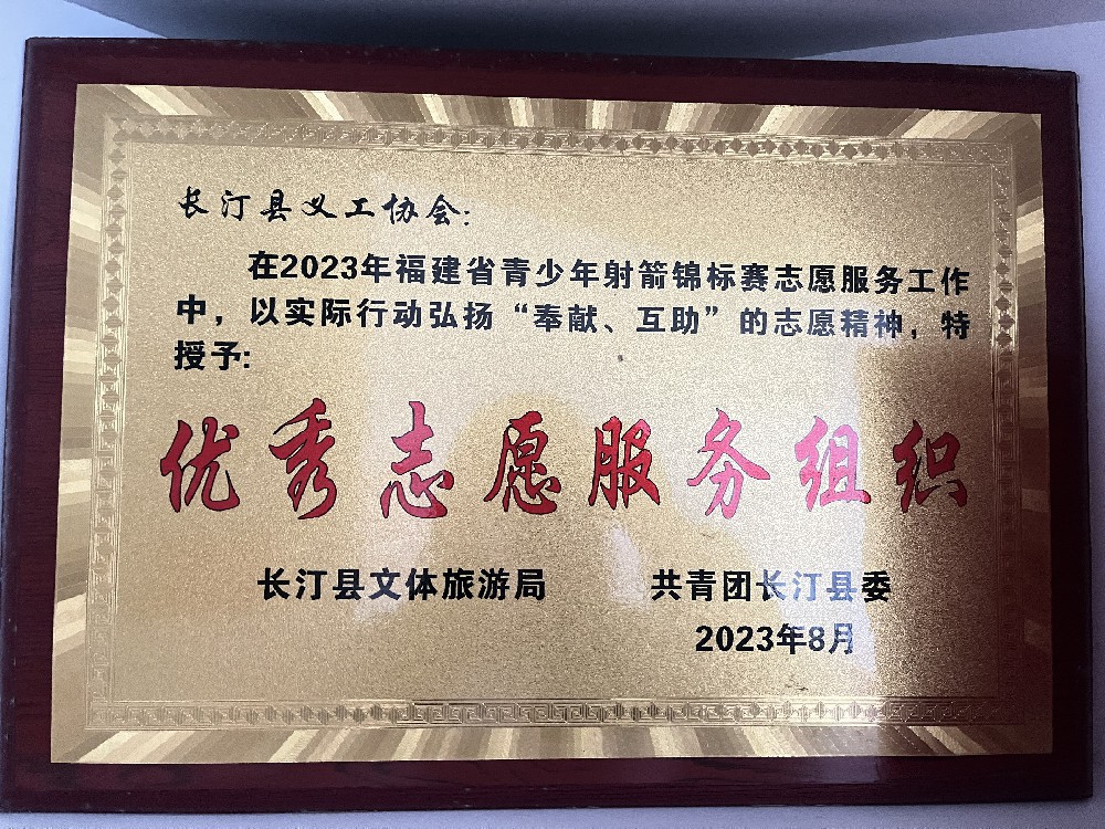 优秀志愿服务组织